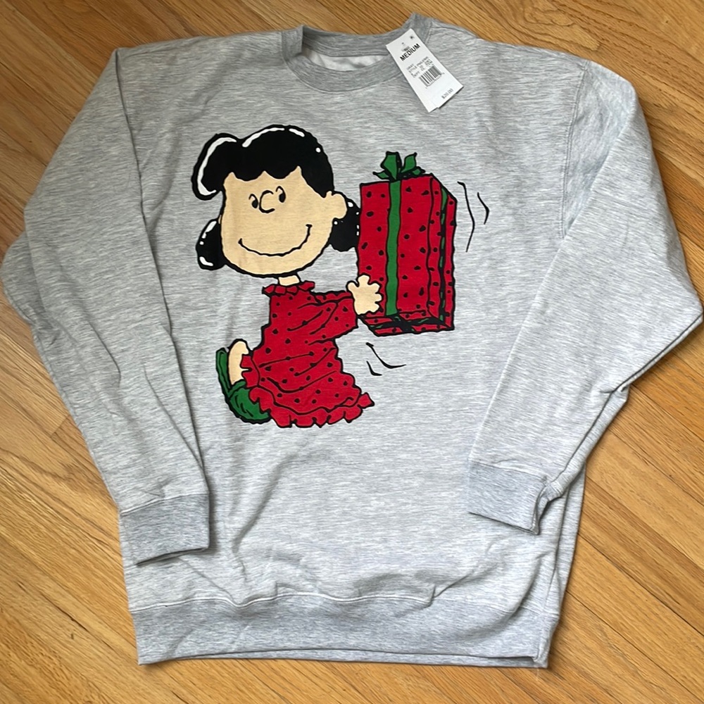 BNWT Womens Peanuts Christmas Sweatshirt